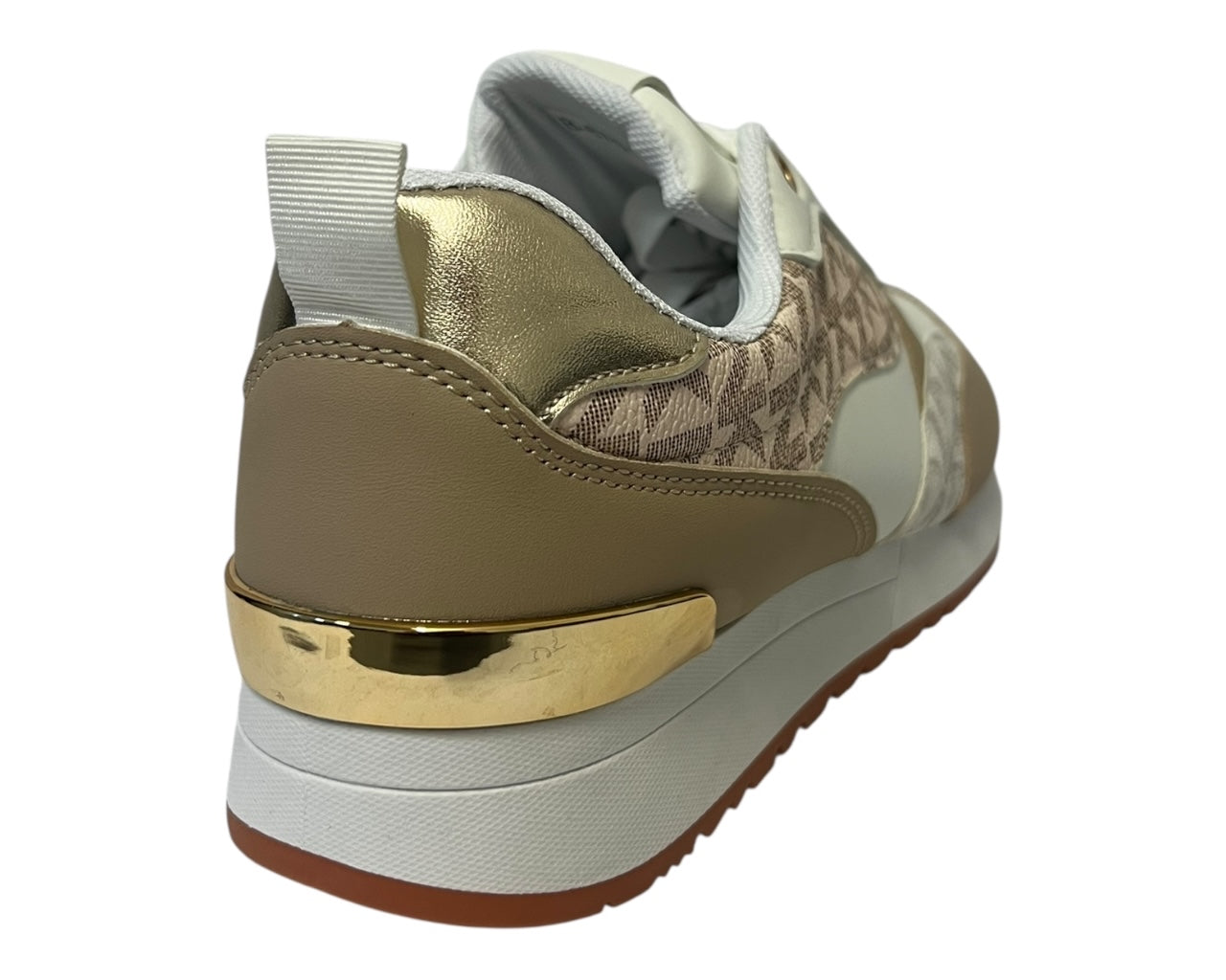 Faux Leather Chunky Sole Lace Up Trainers