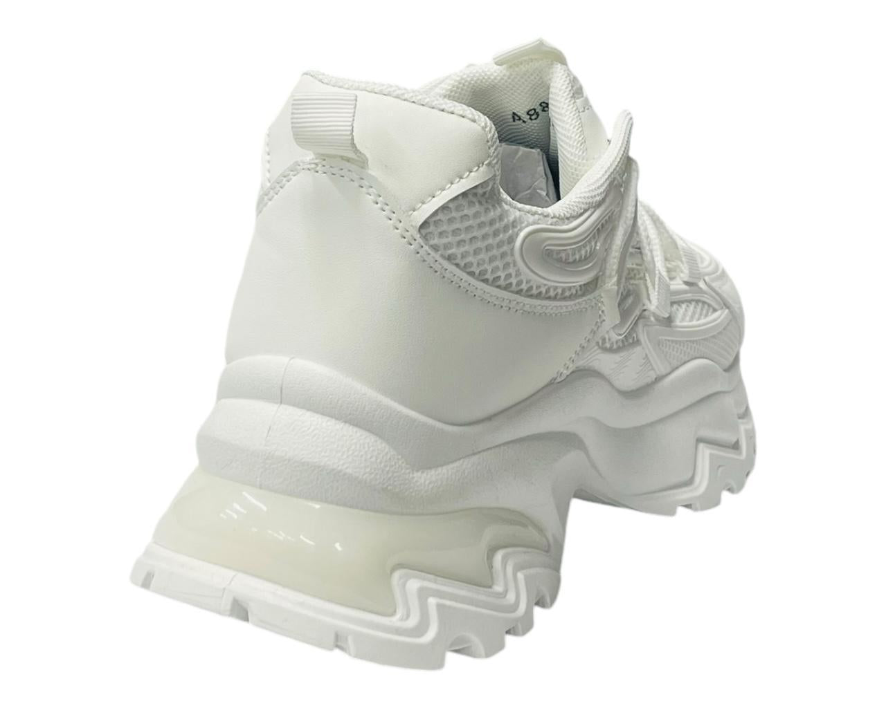 Women's Chunky Sole Lace Up Sports Trainers
