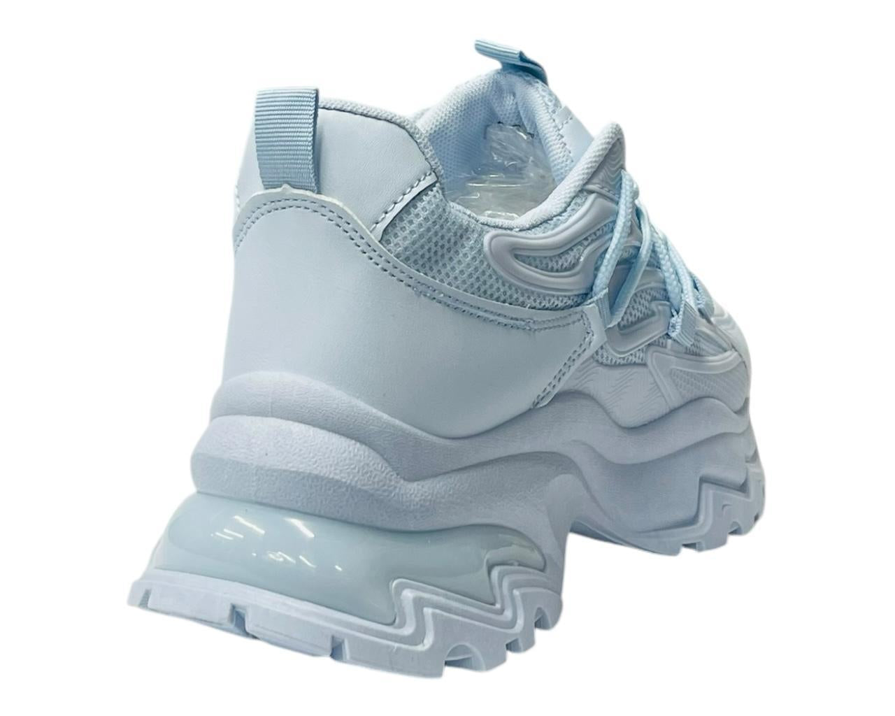 Women's Chunky Sole Lace Up Sports Trainers