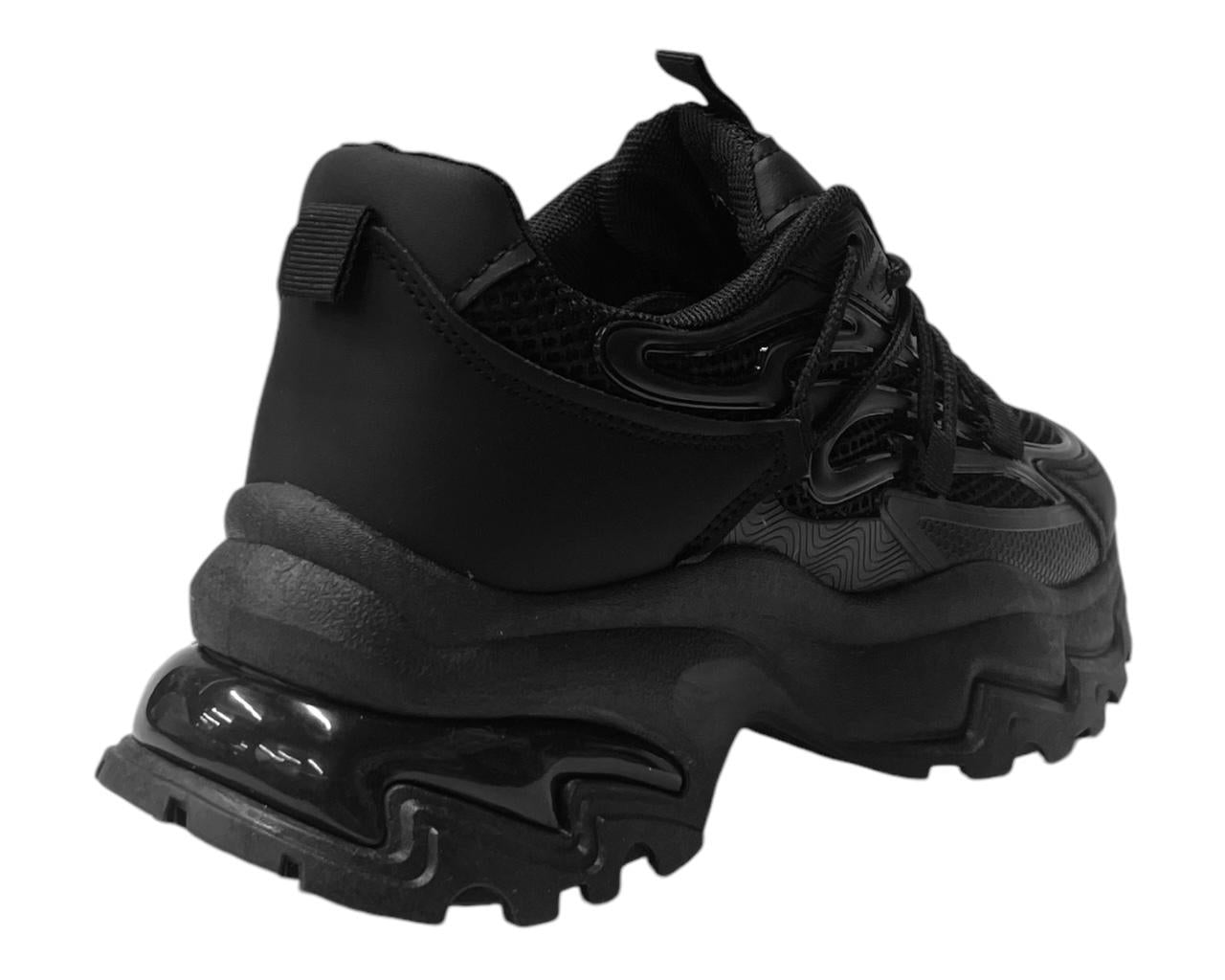 Women's Chunky Sole Lace Up Sports Trainers