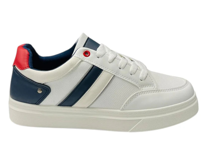 Men's Casual Flat Sole Lace Up Trainers