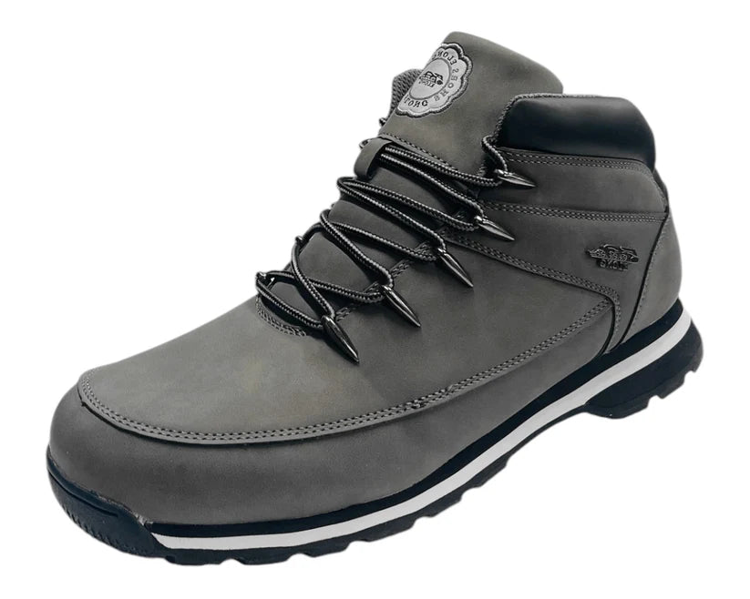 Men's Faux Leather Lace Up Hiking Boots