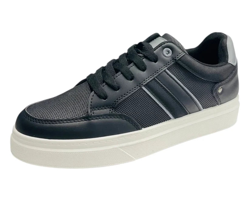 Men's Casual Flat Sole Lace Up Trainers