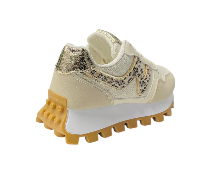Women's Junior's Chunky Sole Lace Up Sports Trainers