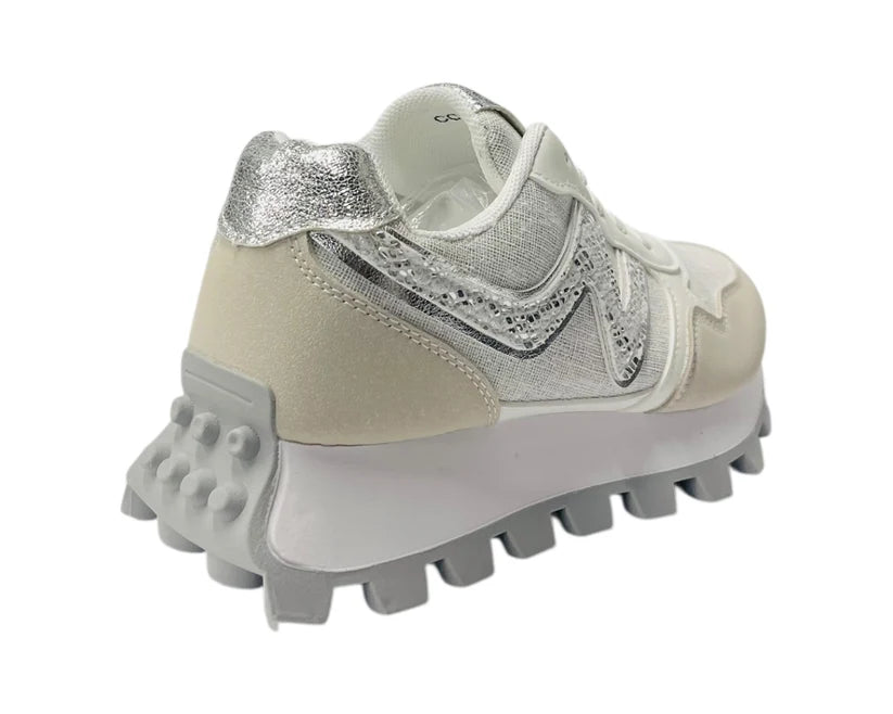 Women's Junior's Chunky Sole Lace Up Sports Trainers