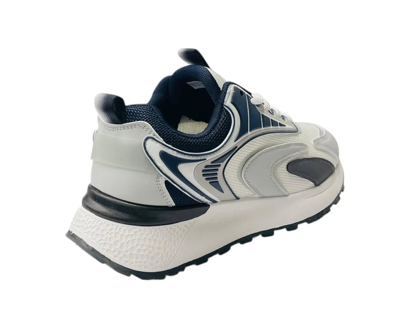 Men's Chunky Sole Mesh Lace Up Trainers