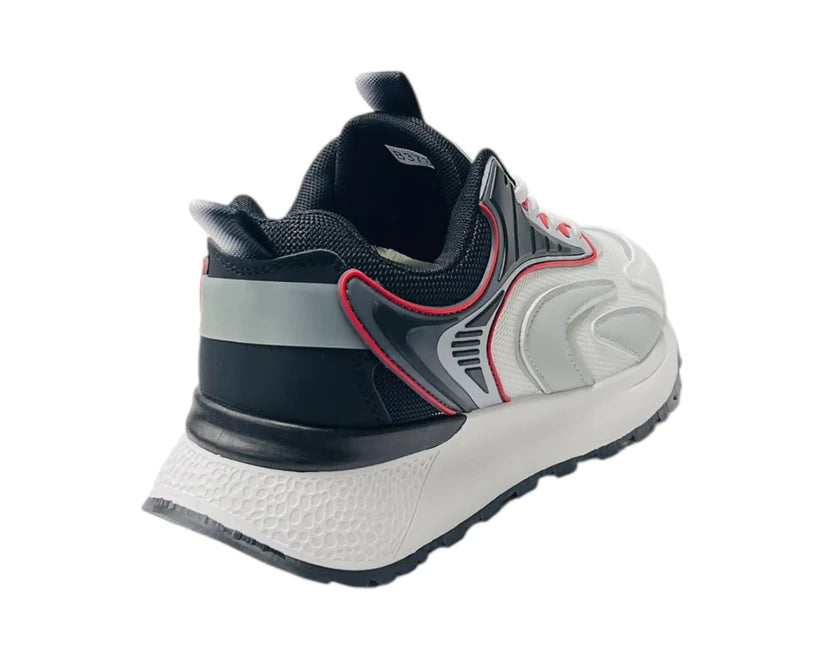 Men's Chunky Sole Mesh Lace Up Trainers
