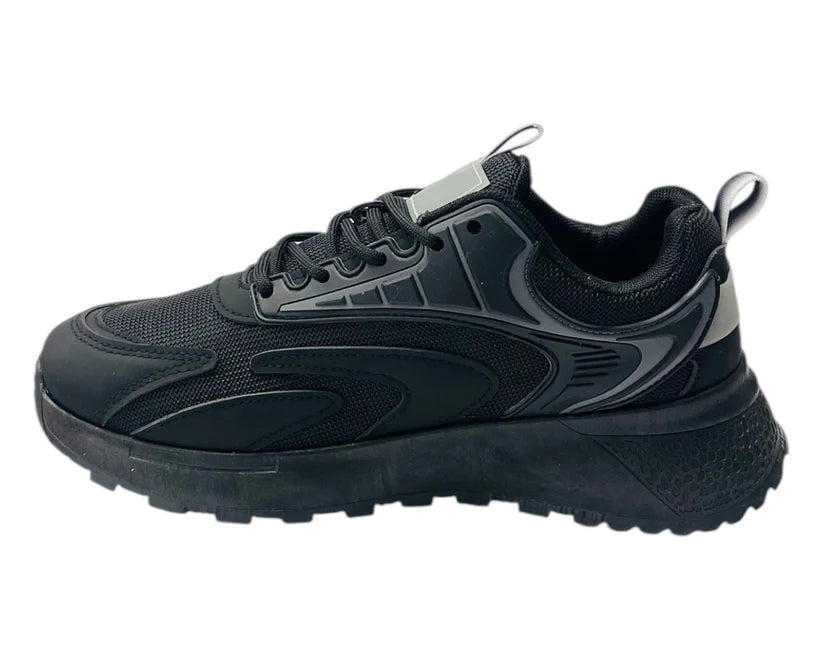 Men's Chunky Sole Mesh Lace Up Trainers