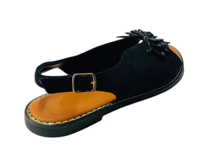 Women's Ankle Strap Flat Sole Butterfly Sandals