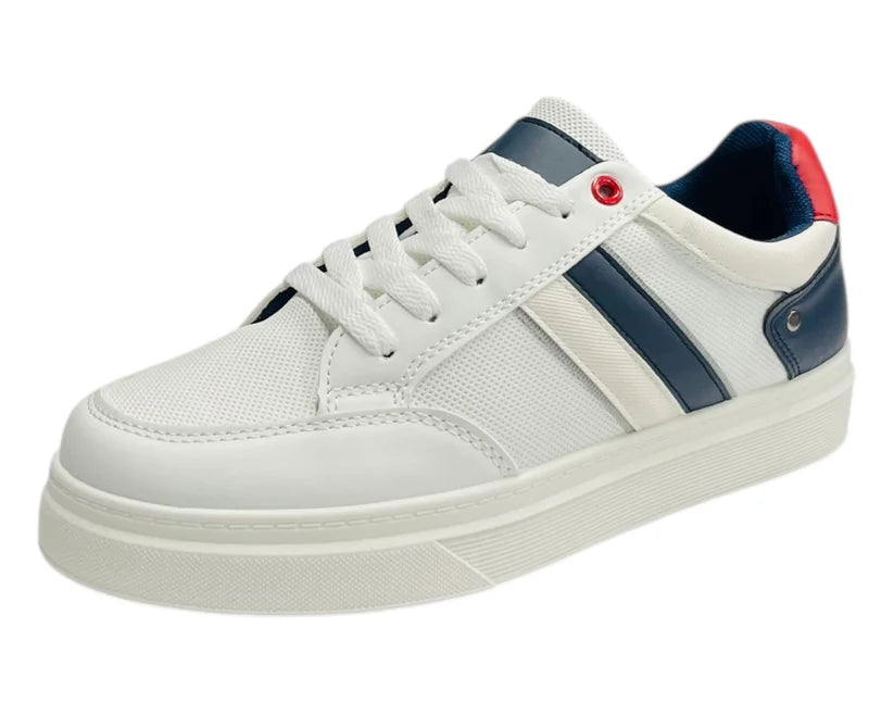 Men's Casual Flat Sole Lace Up Trainers