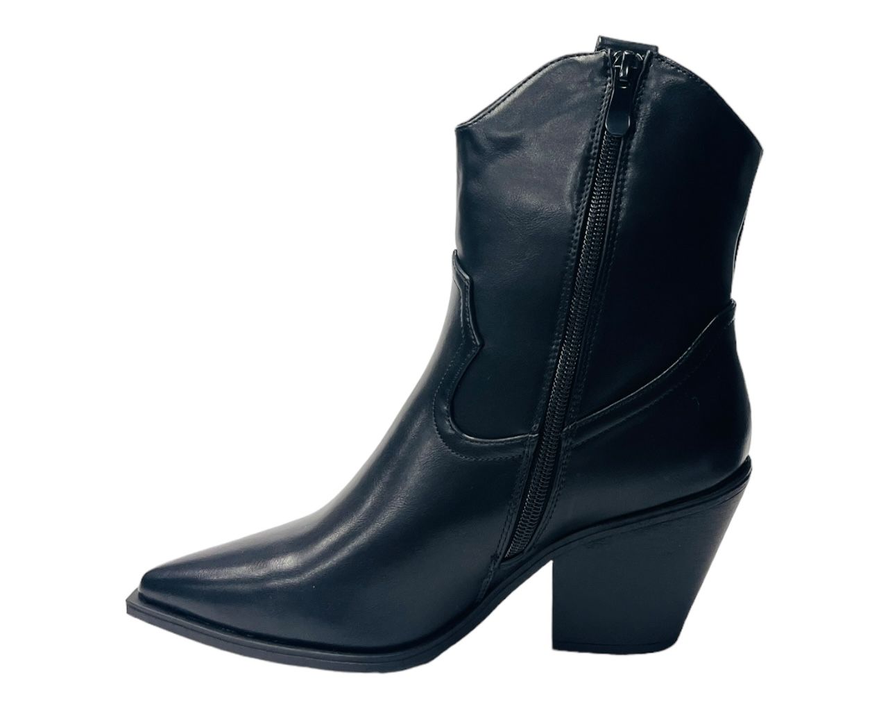 Mid Calf Cowboy Embroidery Boots