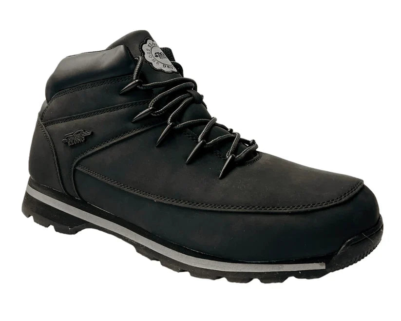 Men's Faux Leather Lace Up Hiking Boots