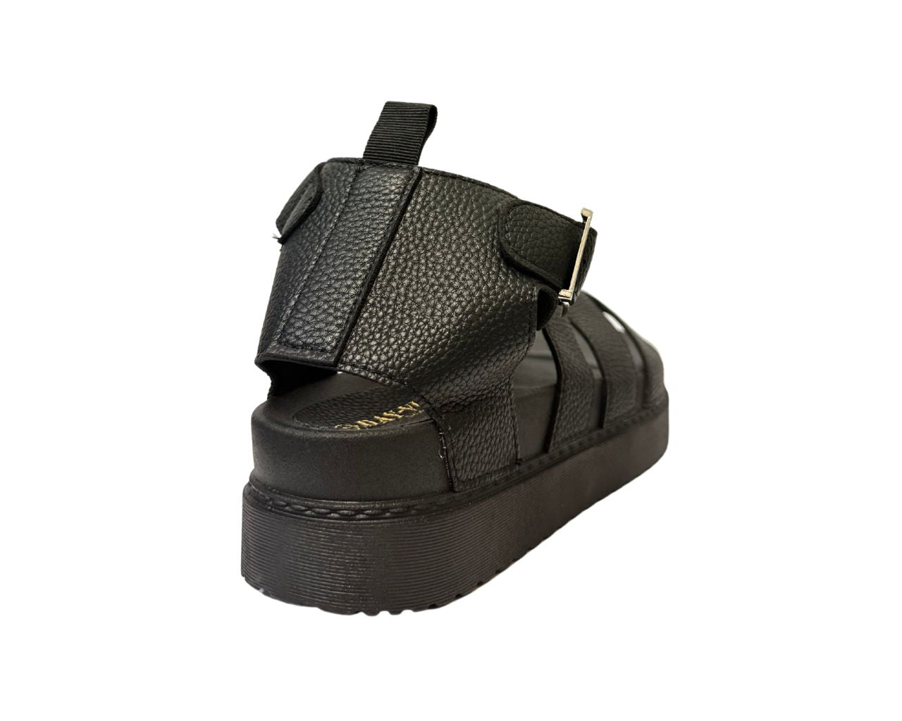 Women's Faux Leather Chunky Sole Gladiator Sandals