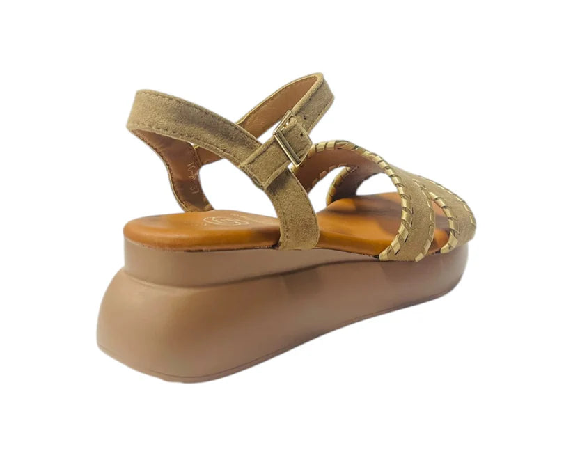 Women's Lightweight Ankle Strap Padded Wedge Sandals