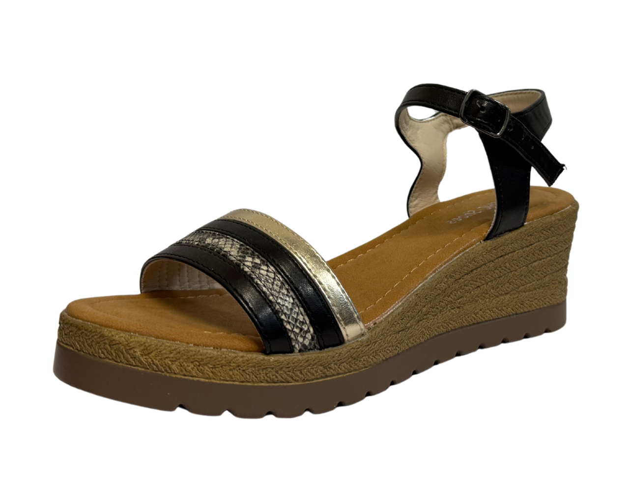 Women's Light Weight Wedge Heel Ankle Strap Sandals