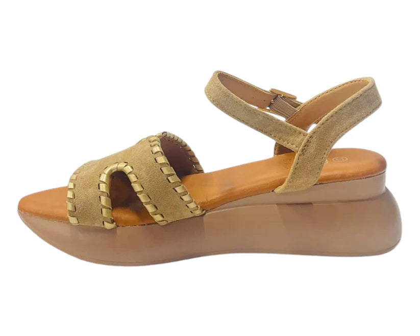 Women's Lightweight Ankle Strap Padded Wedge Sandals