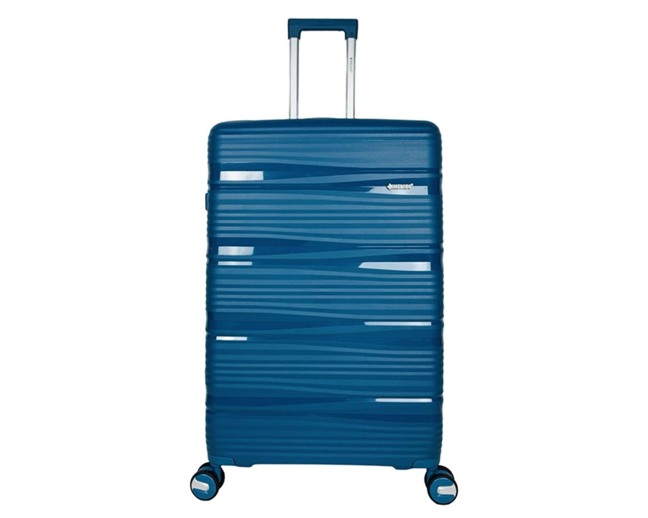Hard Shell Lightweight Set of 3 Polypropylene Suitcases with Expandable Gusset
