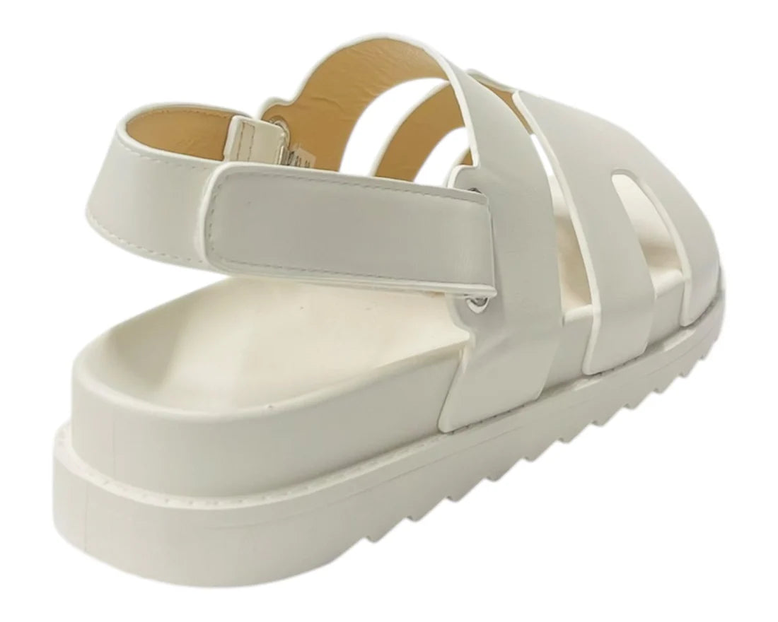 Women's Cut Out Strap Chunky Flatform Sandals