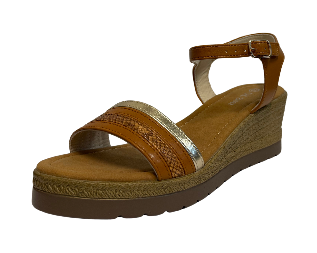 Women's Light Weight Wedge Heel Ankle Strap Sandals