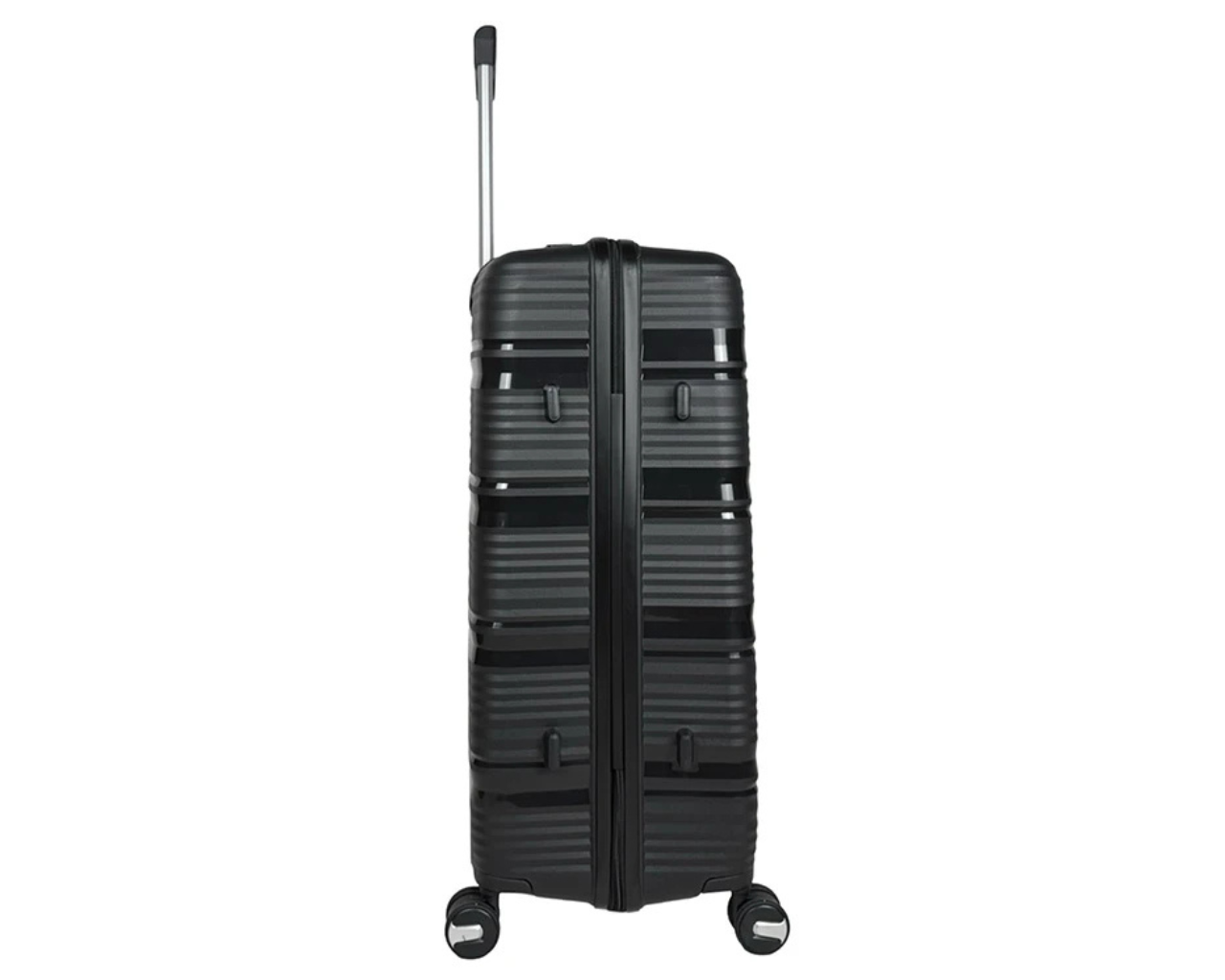 Hard Shell Lightweight Set of 3 Polypropylene Suitcases with Expandable Gusset