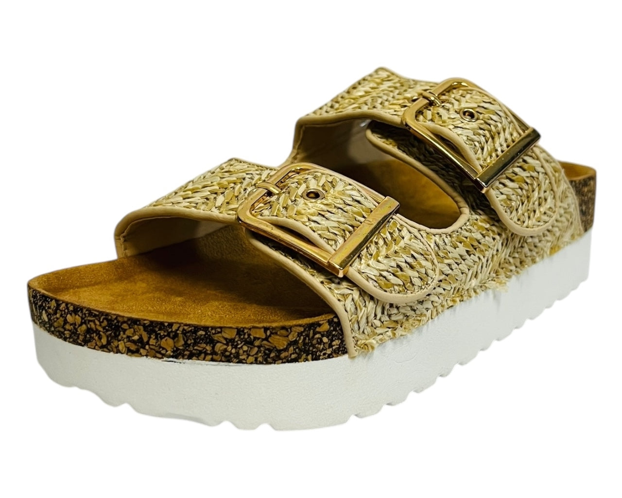 Buckle Strap Flatform Sandals