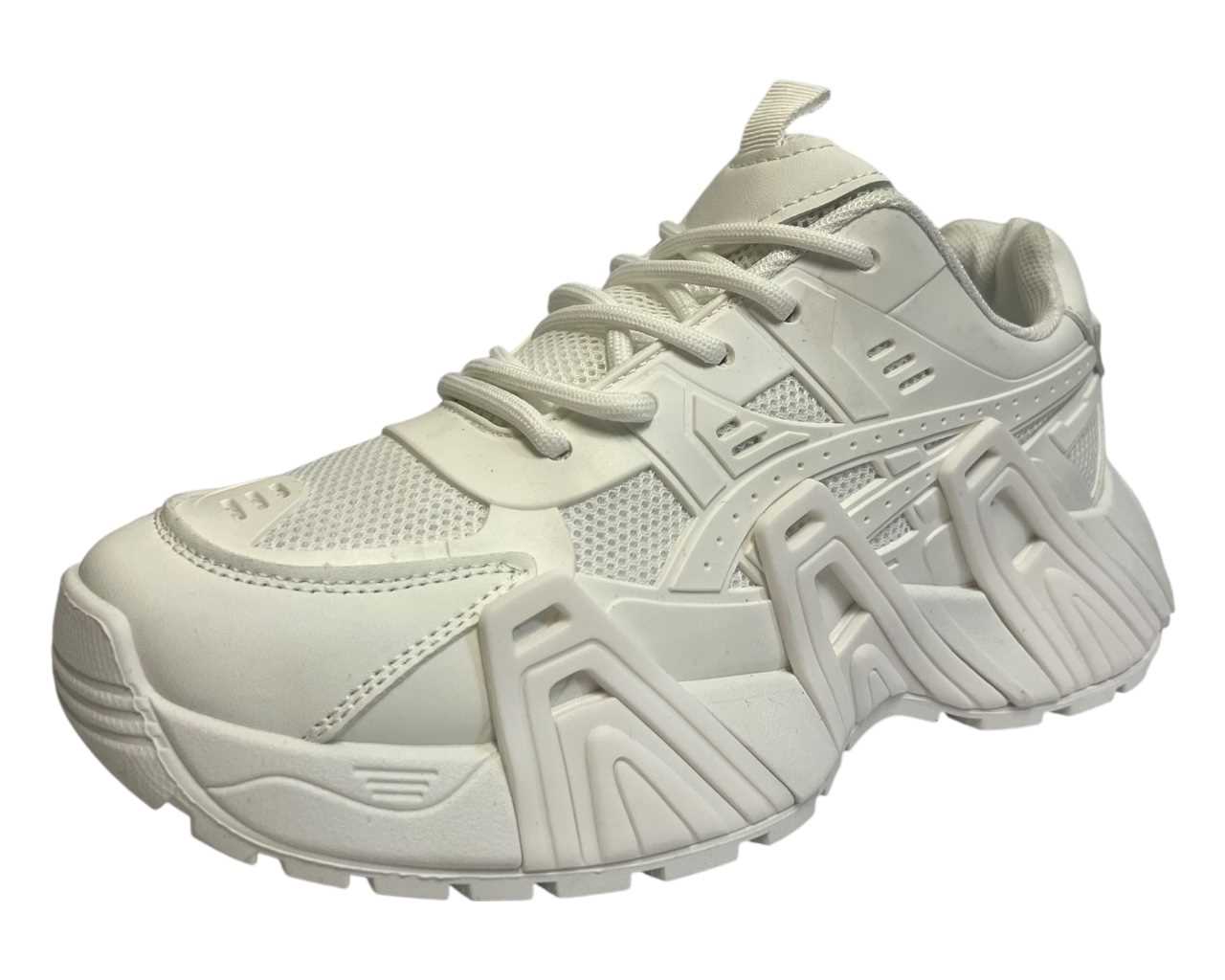 Chunky Sole double Lace Up Sports Trainers