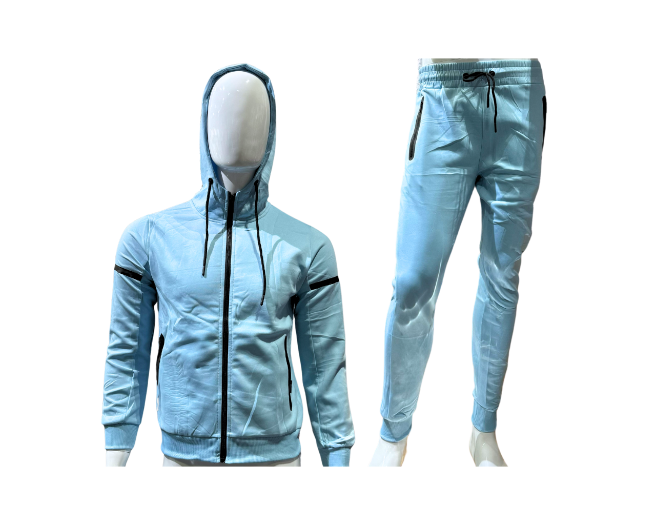 Ladies Slim Fit Pullover Hooded Tracksuit
