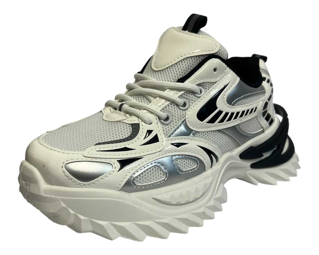 Chunky Sole Lace Up Sports Trainers