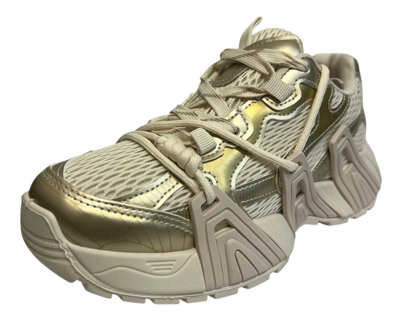 Chunky Sole Lace Up Sports Trainers