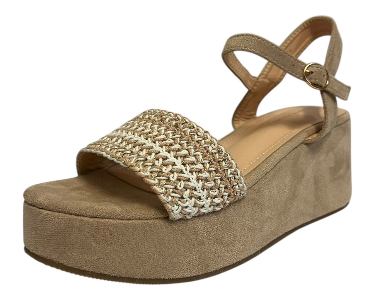 Women's Ankle Strap Platform Wedge Padded Sandals