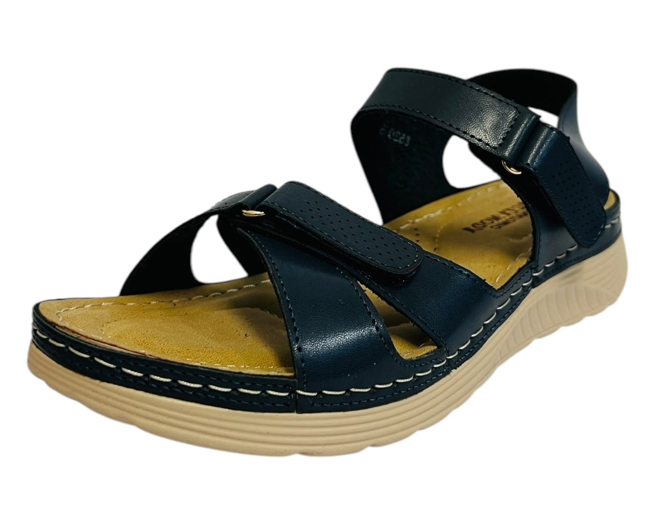 Women's Faux Leather Lightweight Padded Sandals