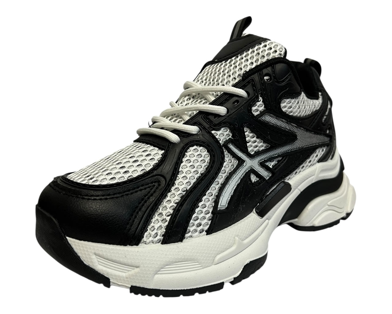 Chunky Sole Lace Up Sports Trainers