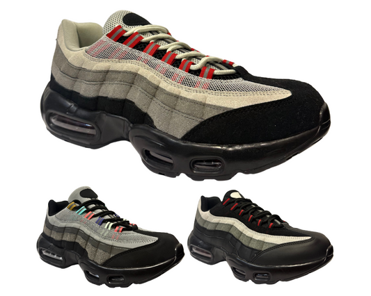 Men's Air Cushioned Sports Comfort Sole Lace Up Trainers