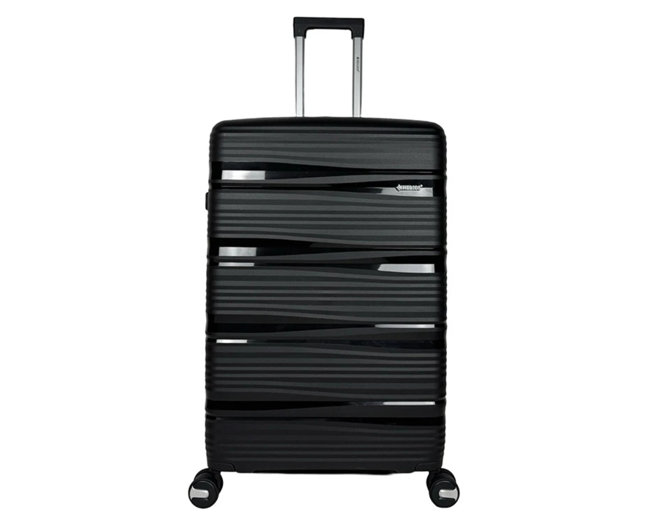 Hard Shell Lightweight Set of 3 Polypropylene Suitcases with Expandable Gusset