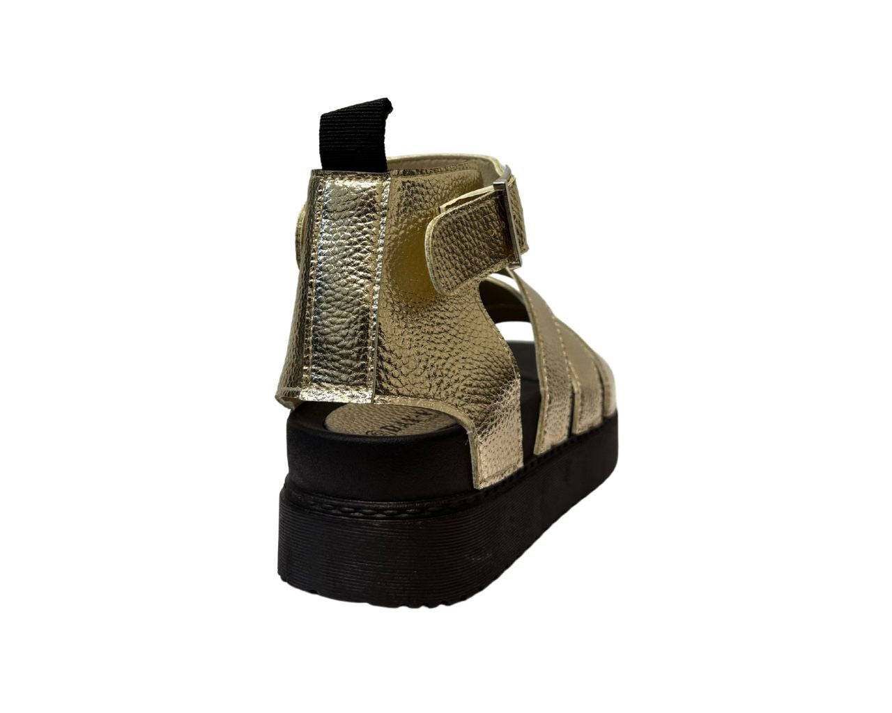 Women's Faux Leather Chunky Sole Gladiator Sandals