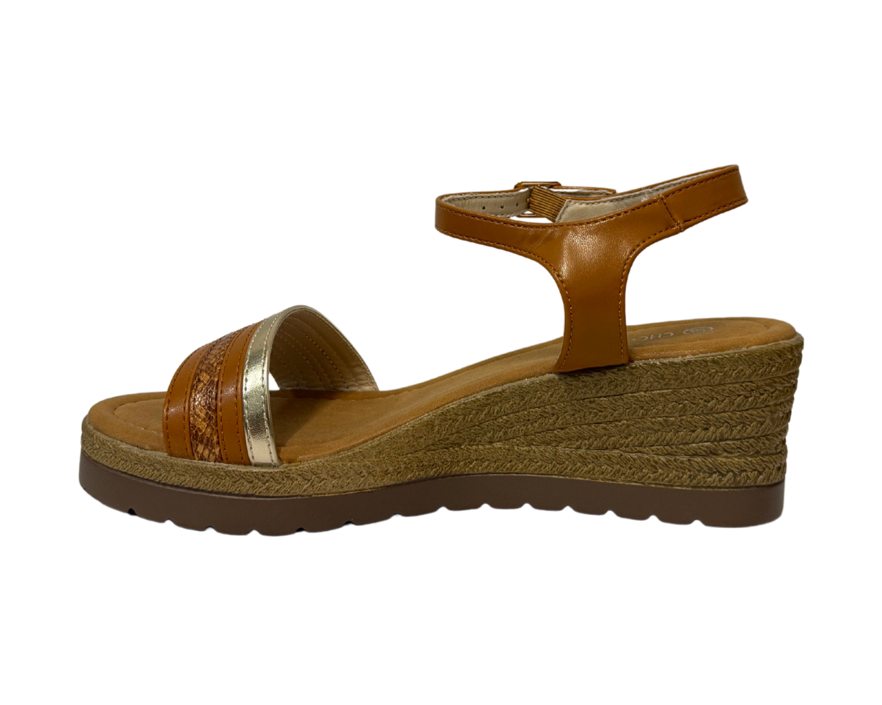 Women's Light Weight Wedge Heel Ankle Strap Sandals