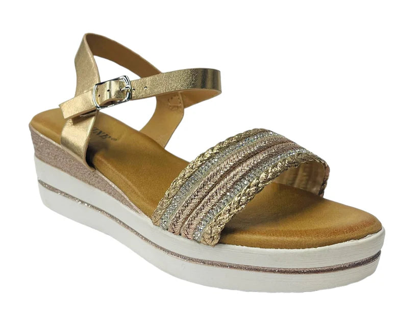 Women's Wedge Heel Ankle Strap Sandals