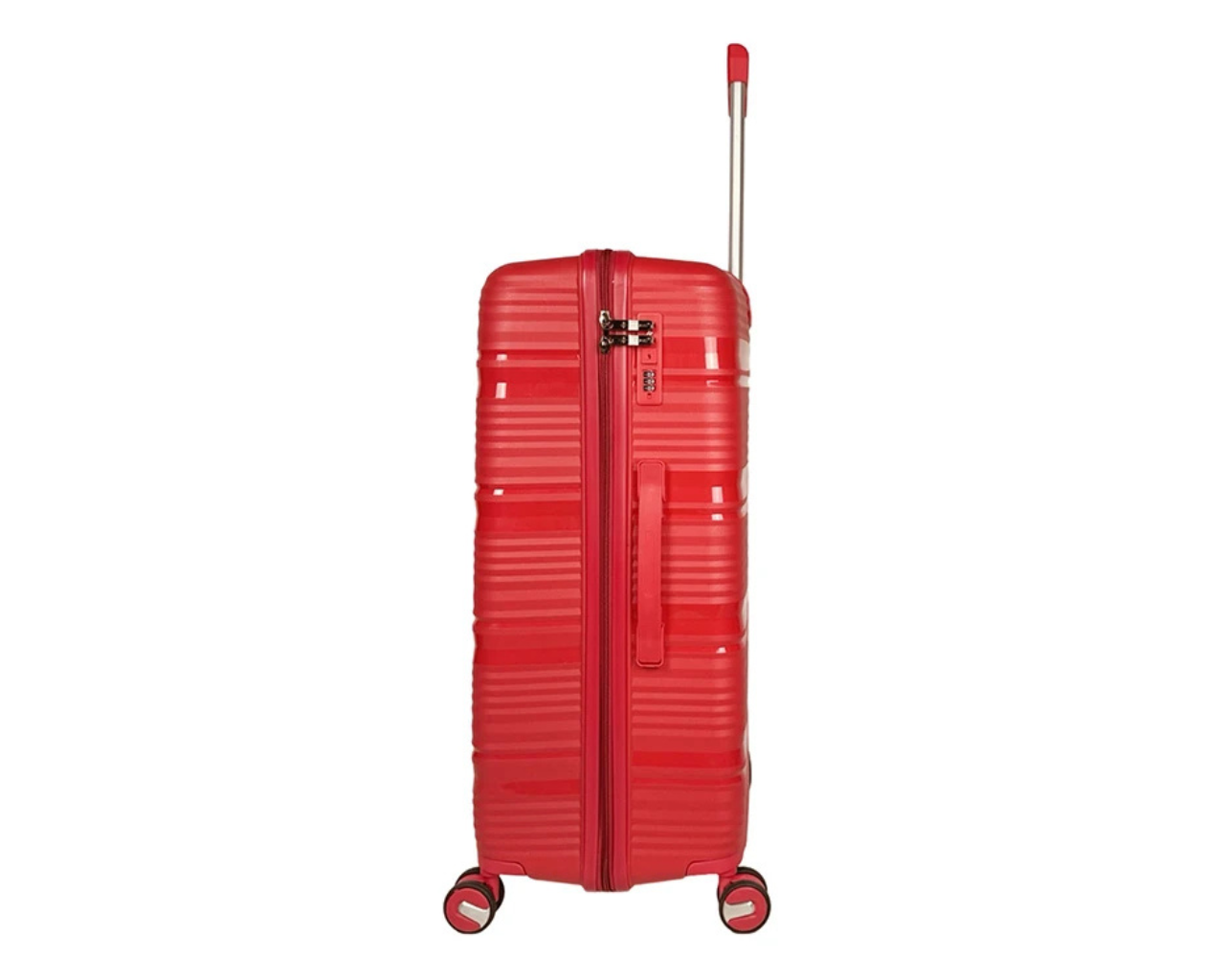 Hard Shell Lightweight Set of 3 Polypropylene Suitcases with Expandable Gusset