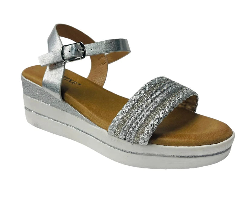Women's Wedge Heel Ankle Strap Sandals