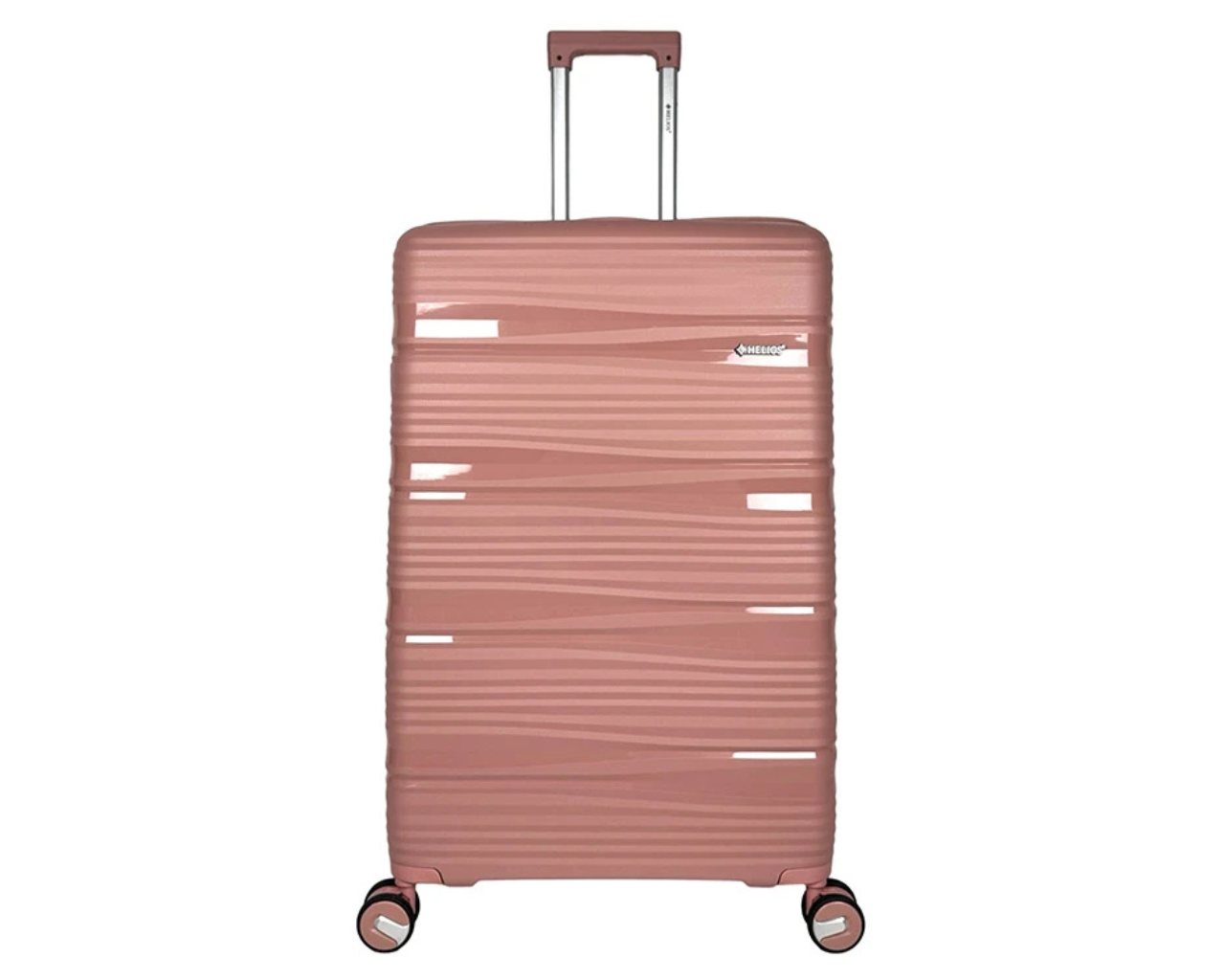 Hard Shell Lightweight Set of 3 Polypropylene Suitcases with Expandable Gusset