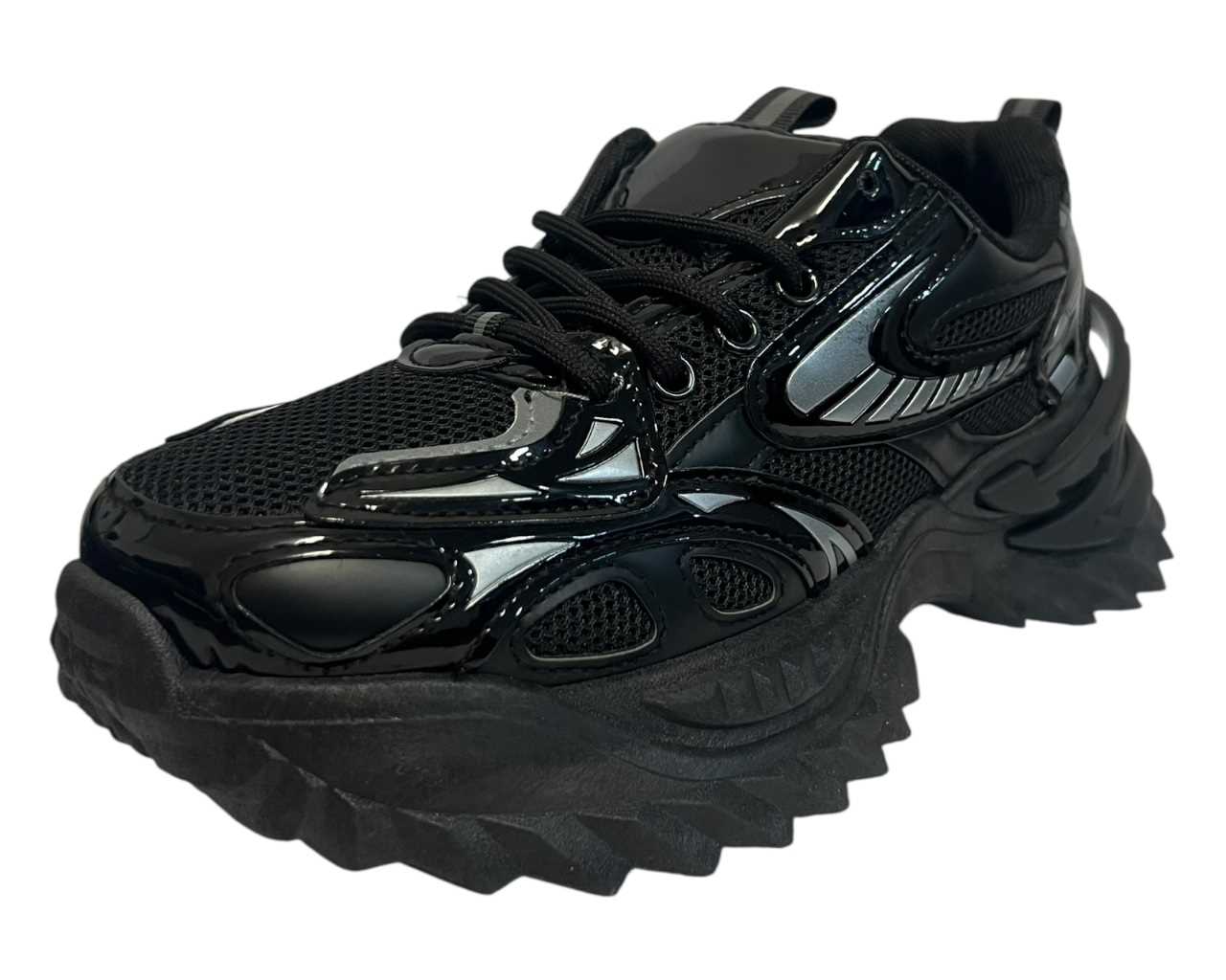 Chunky Sole Lace Up Sports Trainers