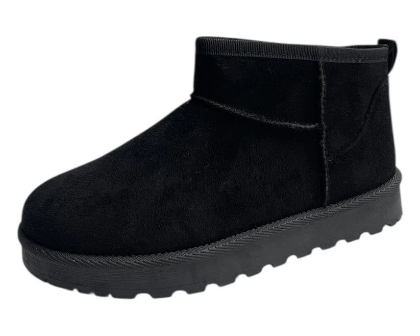Faux Fur Lining Mini Ankle Boots