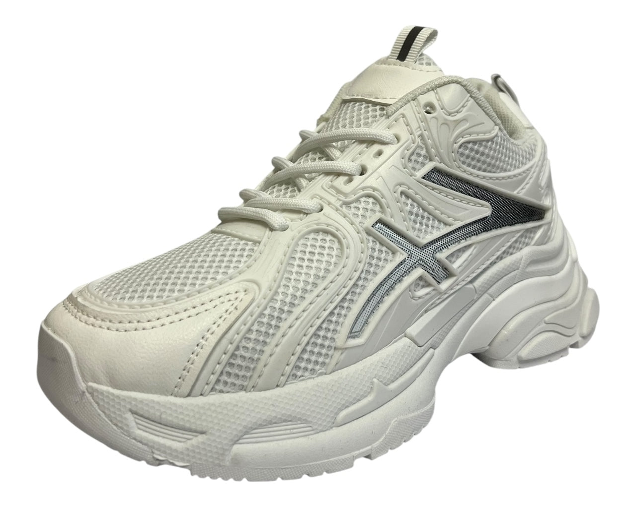 Chunky Sole Lace Up Sports Trainers