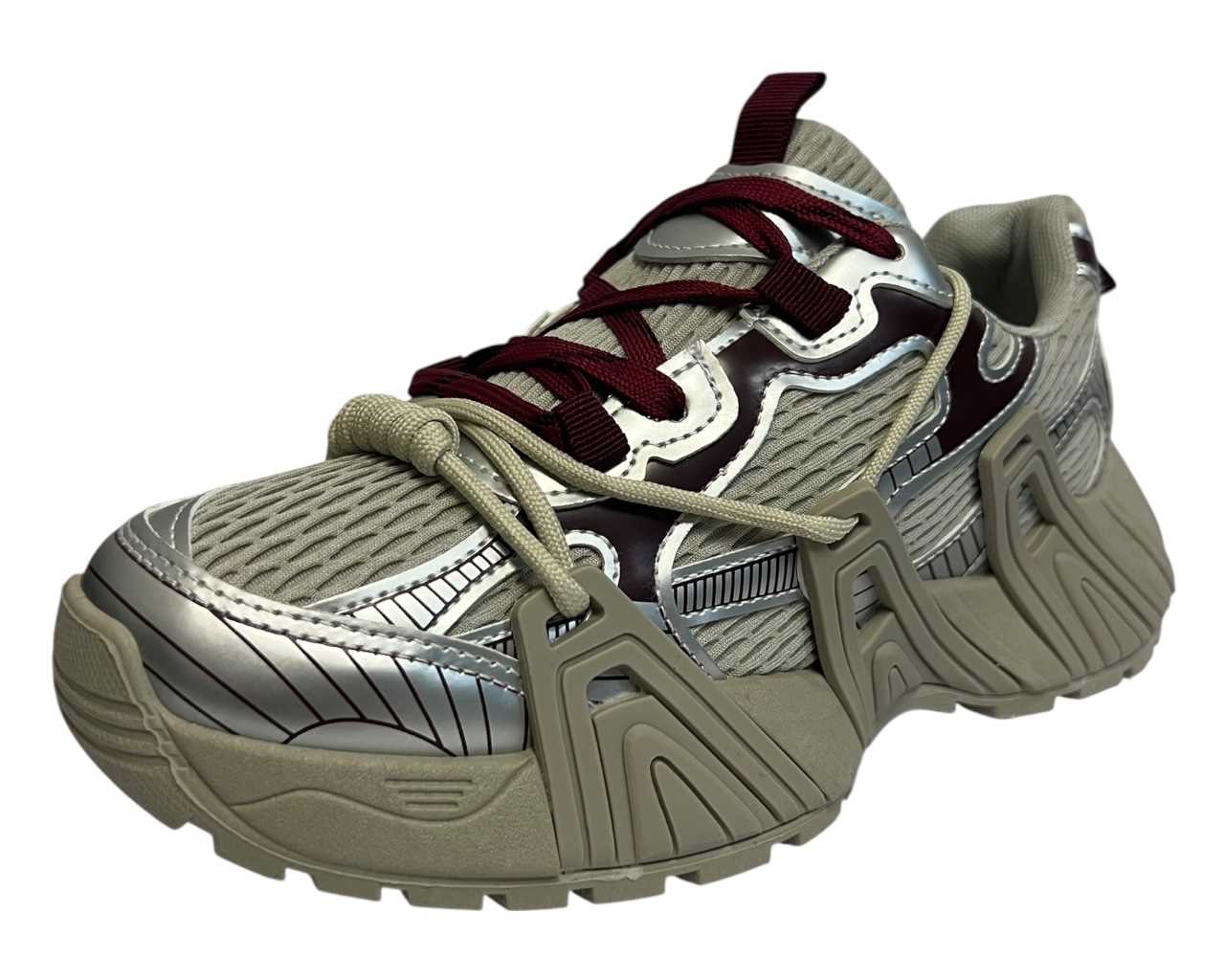 Chunky Sole Lace Up Sports Trainers