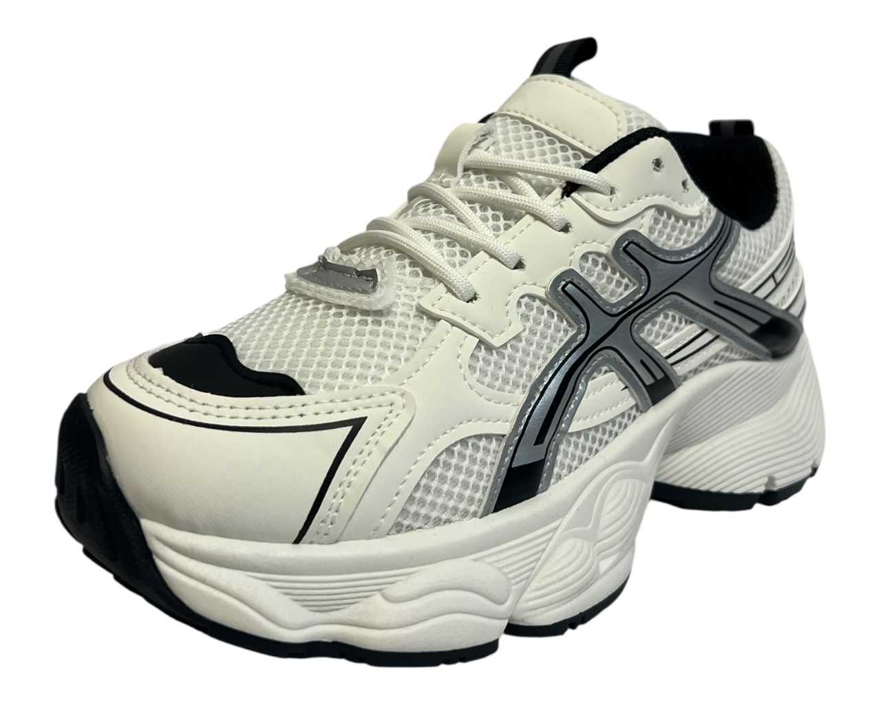 Chunky Sole Lace Up Sports Trainers