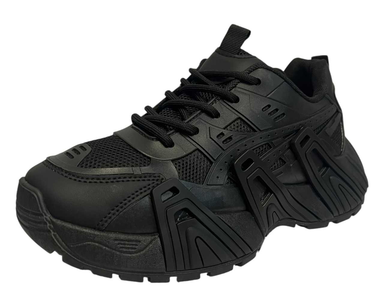 Chunky Sole double Lace Up Sports Trainers