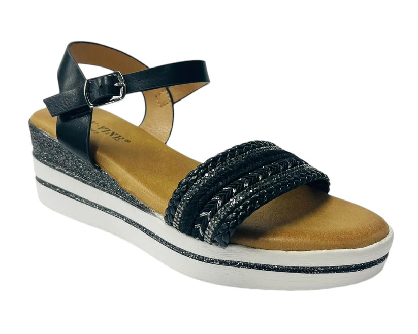 Women's Wedge Heel Ankle Strap Sandals