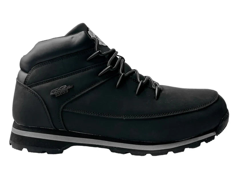 Men's Faux Leather Lace Up Hiking Boots