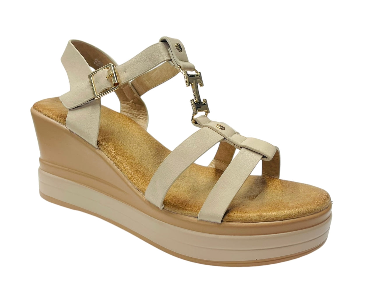 Women's Light Weight Wedge Heel Ankle Strap Sandals