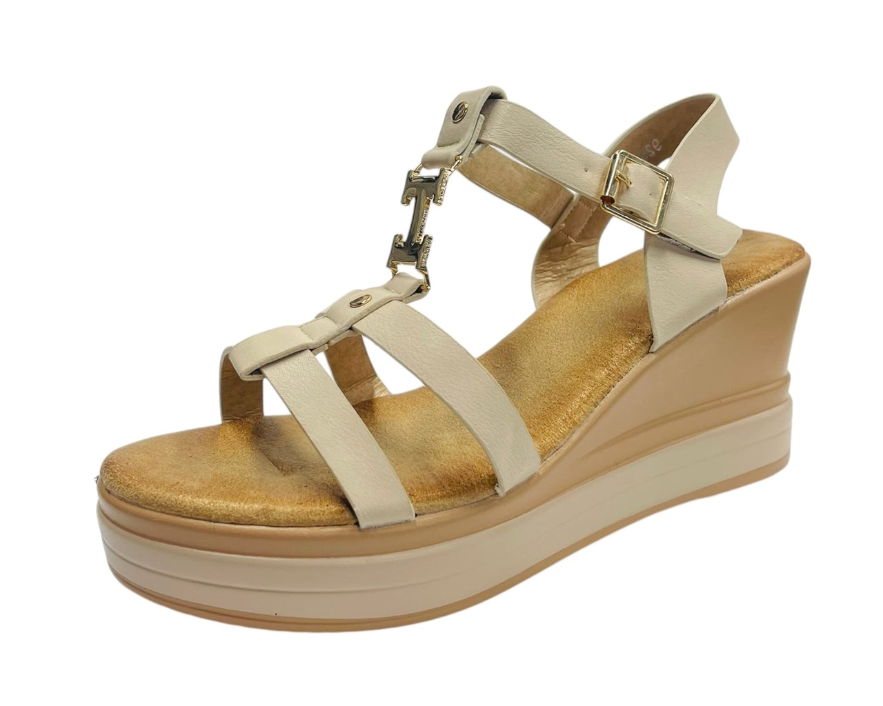Women's Light Weight Wedge Heel Ankle Strap Sandals
